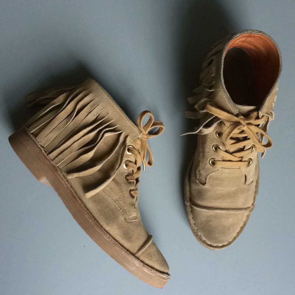 Madewell & Daryl K // Suede Fringe Booties